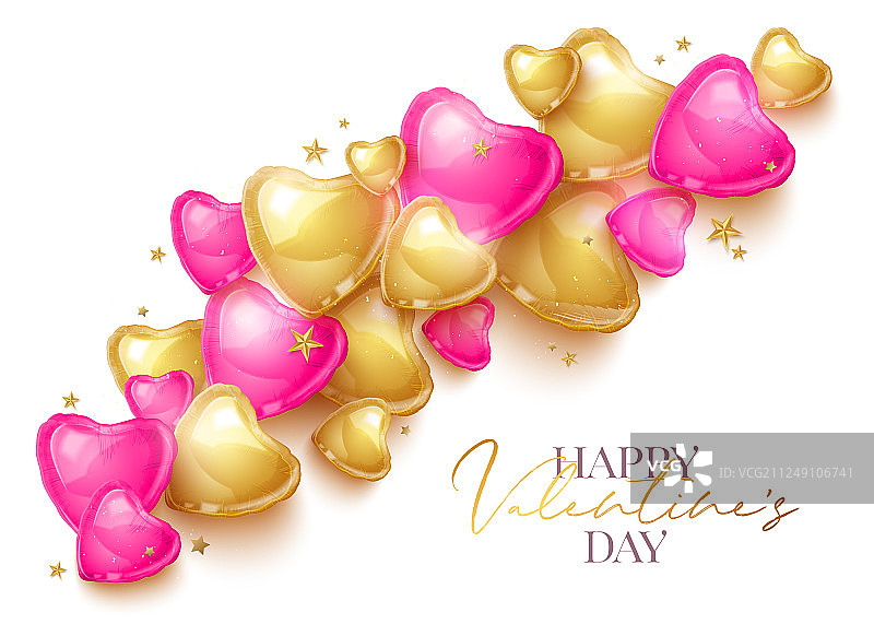 快乐情人节3D贺卡图片素材