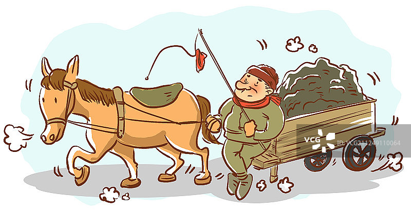 童年印象之车马营生图片素材