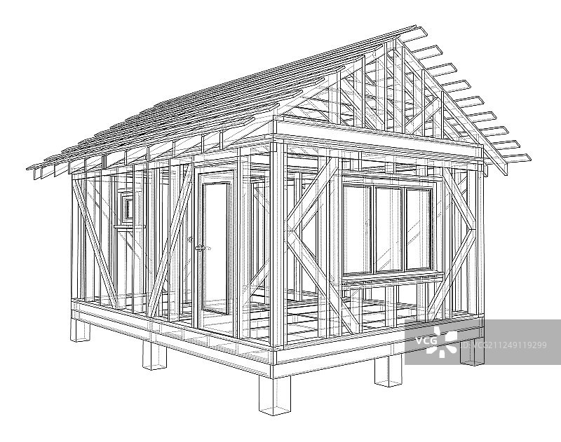 私人住宅草图图片素材