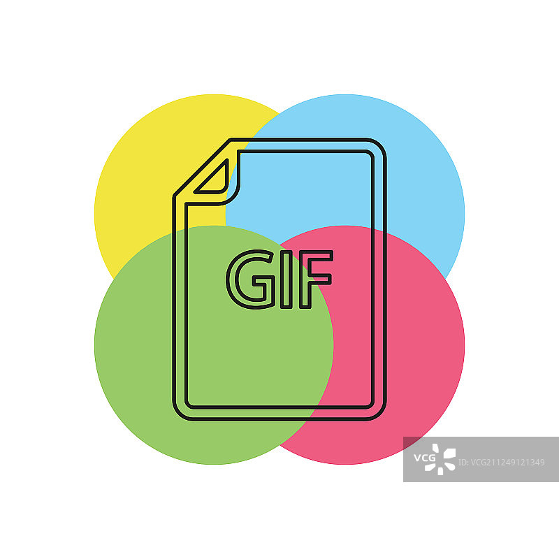 GIF文档下载图标图片素材