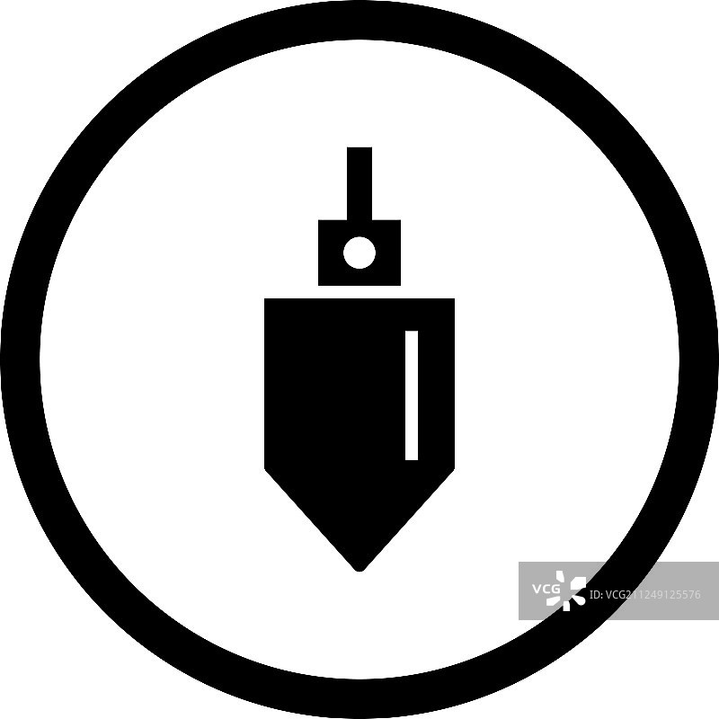 铅锤图标图片素材