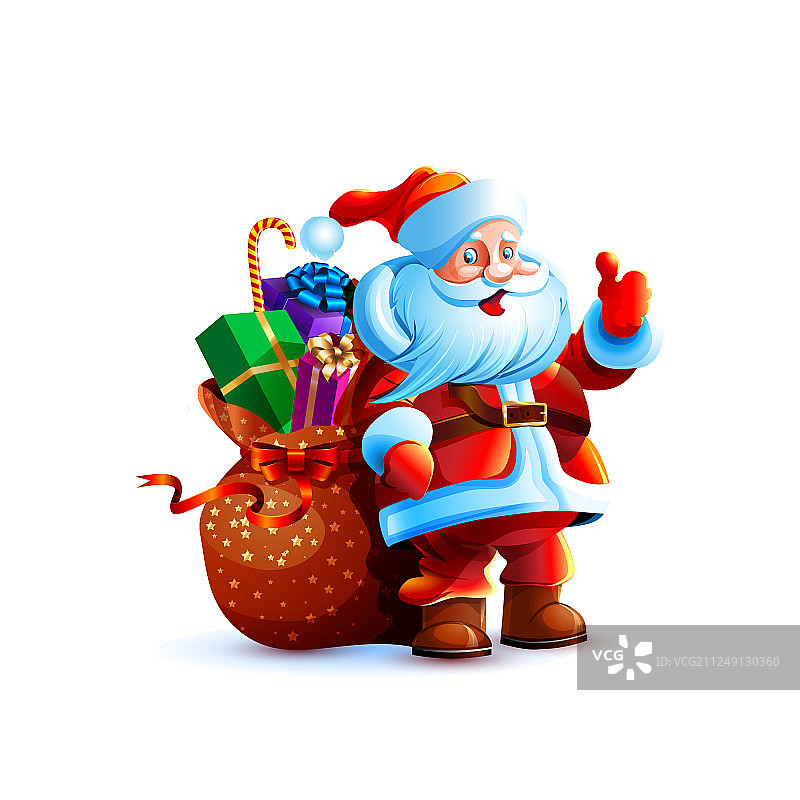 圣诞老人卡通形象图片素材