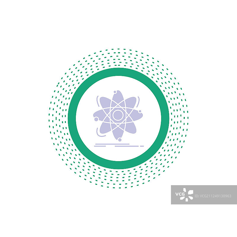 原子科学化学物理核能字形图标图片素材