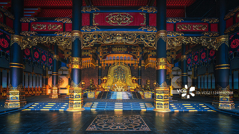 唐城影视城皇宫图片素材