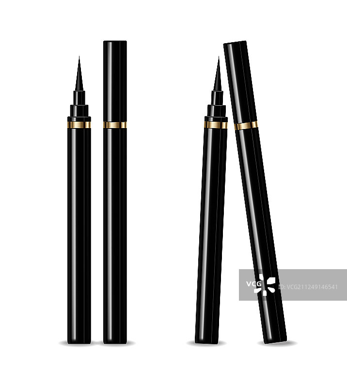 逼真眼线笔产品展示模型图片素材