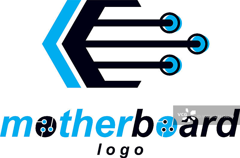 未来主义赛博主板数字元素图片素材