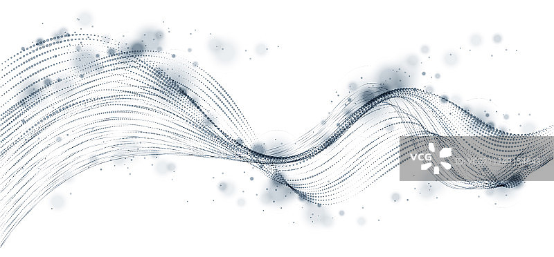 具有波浪流动的抽象背景图片素材