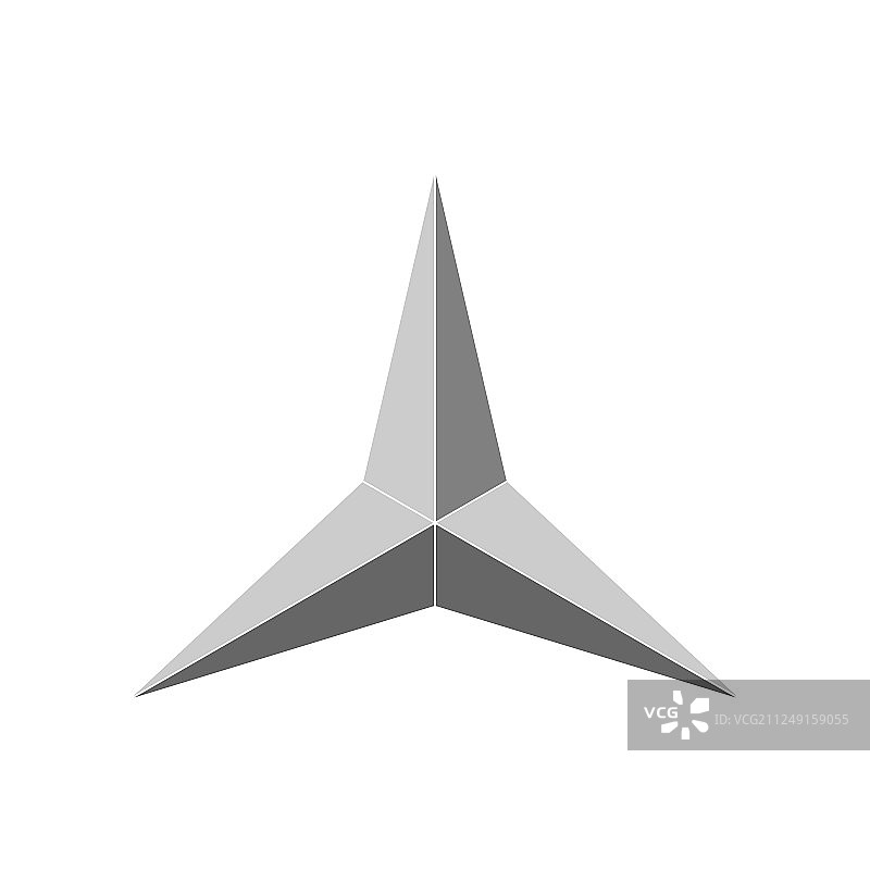 3D斜面星形图片素材