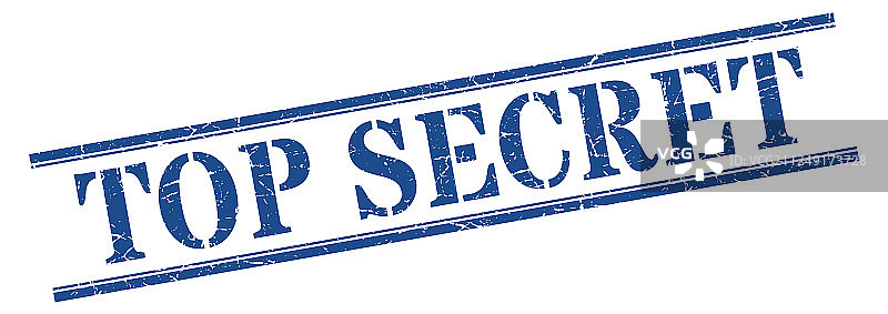 最高机密图章方形复古标志图片素材