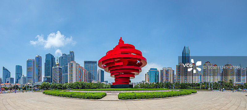 青岛五四广场图片素材