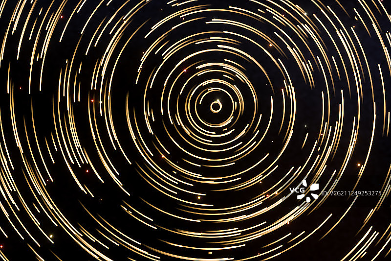 围绕中心旋转的发光粒子，三维渲染图片素材