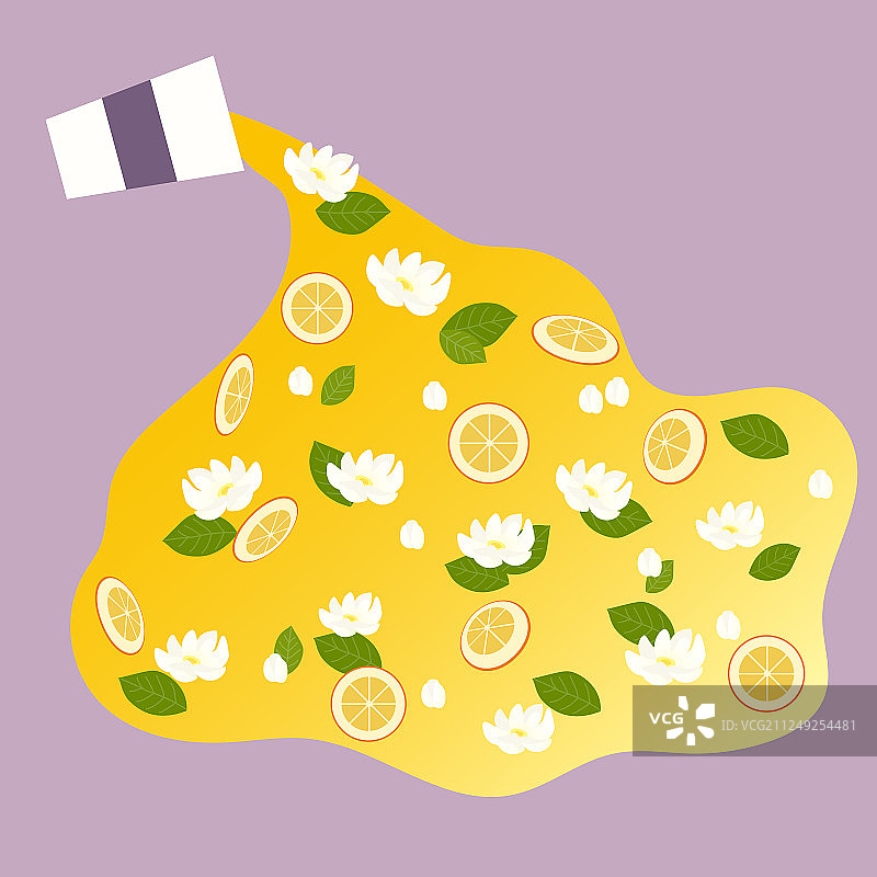 柠檬绿茶图片素材