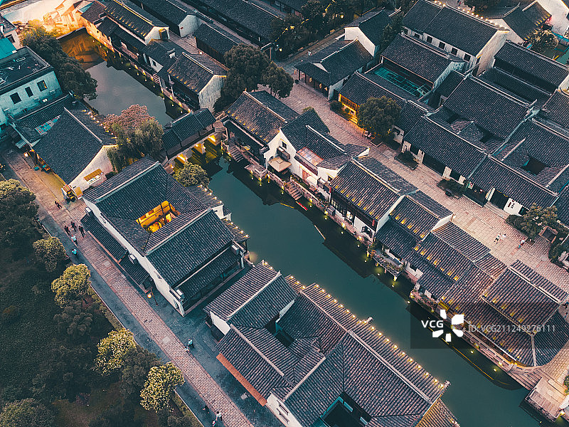 无锡荡口古镇风光图片素材