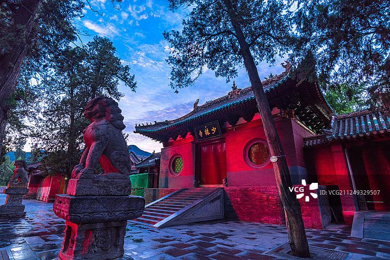 郑州登封少林寺图片素材