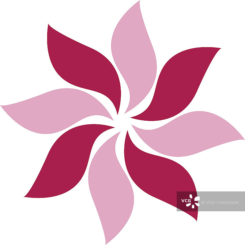 美丽鸡蛋花图标设计图片素材