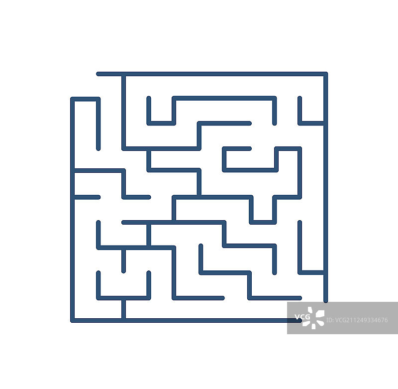 白色背景上的迷宫图片素材