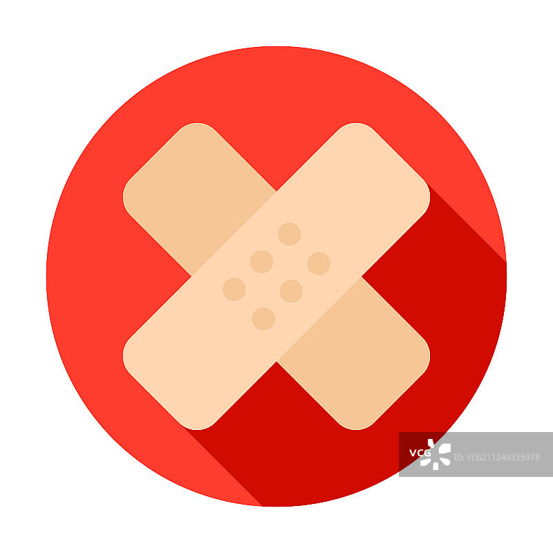 膏药圆形图标图片素材