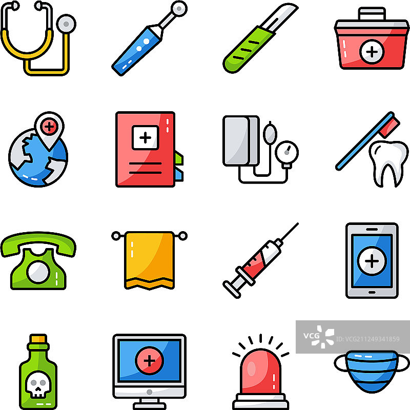 医院用品图标包图片素材