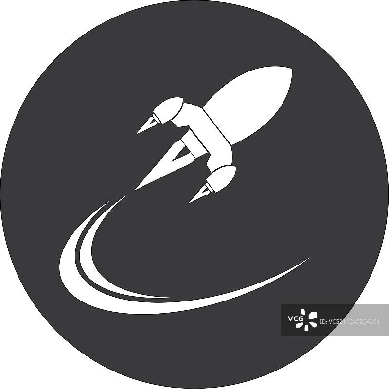 火箭标志图标插画图片素材