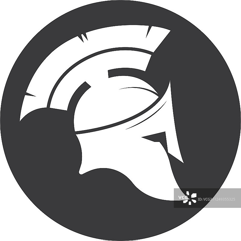 斯巴达头盔标志图标设计图片素材