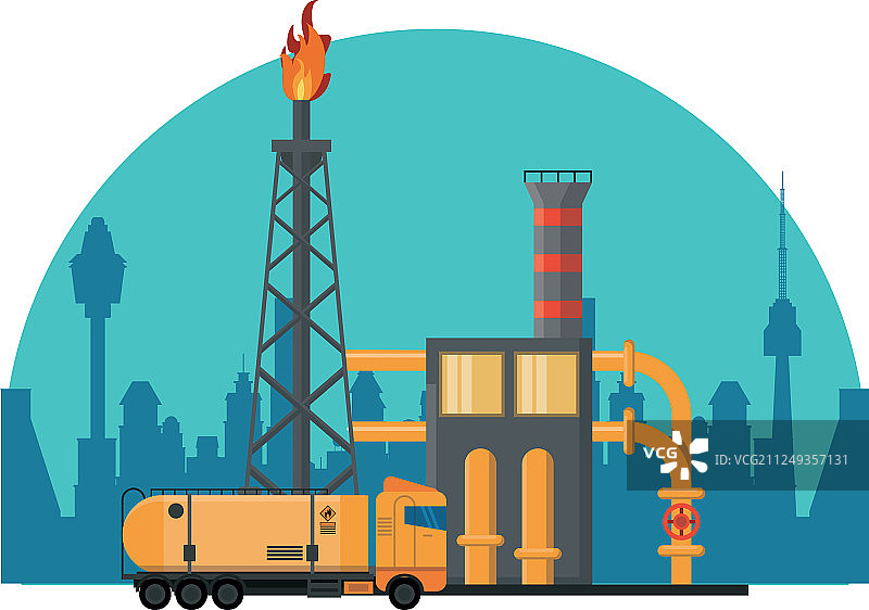 石油精炼厂机械图片素材