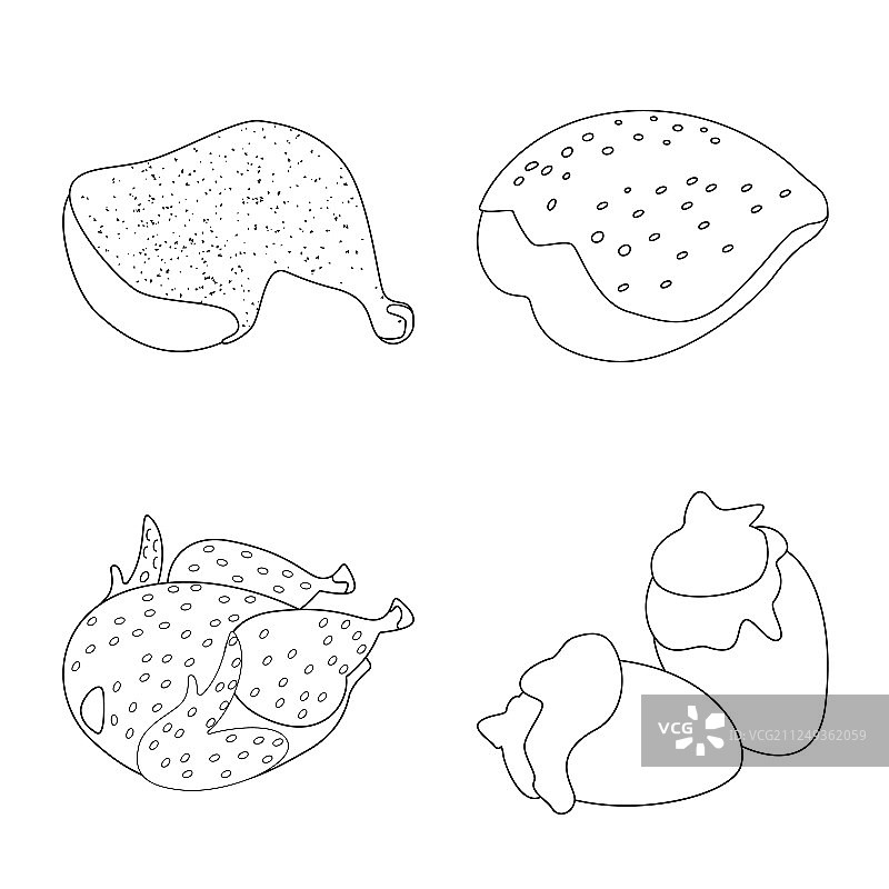 食物和烧烤图标设计图片素材