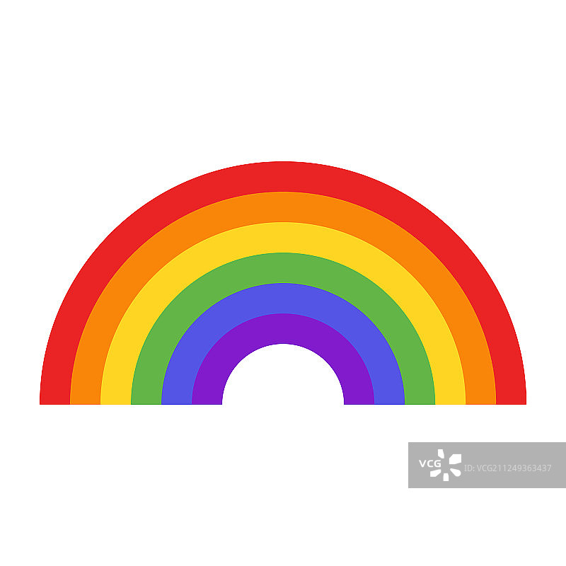 彩虹图标图片素材