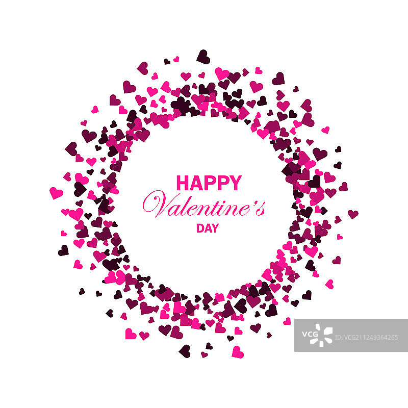 情人节背景与两颗心图片素材