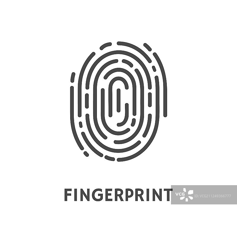 指纹识别与验证图片素材