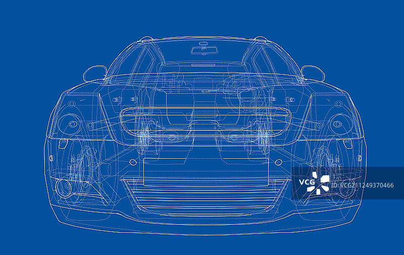 3D概念车渲染图片素材