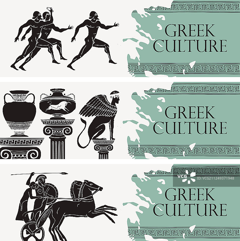 希腊文化主题旅行banner图片素材