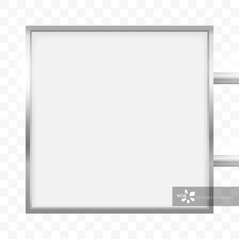 方形标牌灯箱图片素材