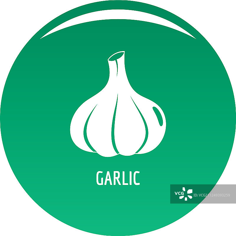 绿色大蒜图标图片素材