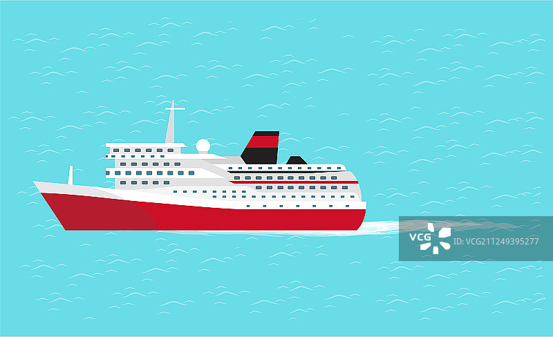 舒适的豪华水上交通工具图片素材