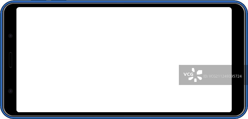 带空白屏幕的现代智能手机图片素材