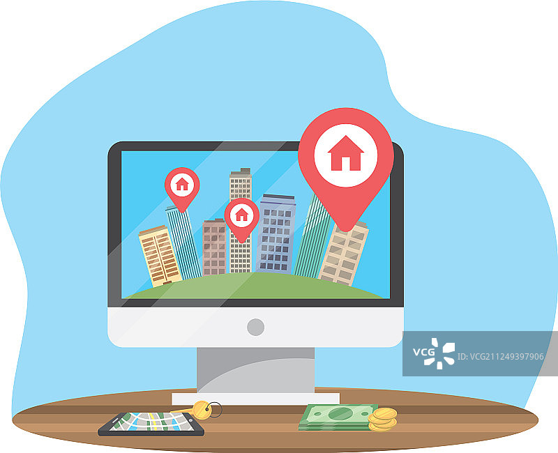 房地产卡通图片素材