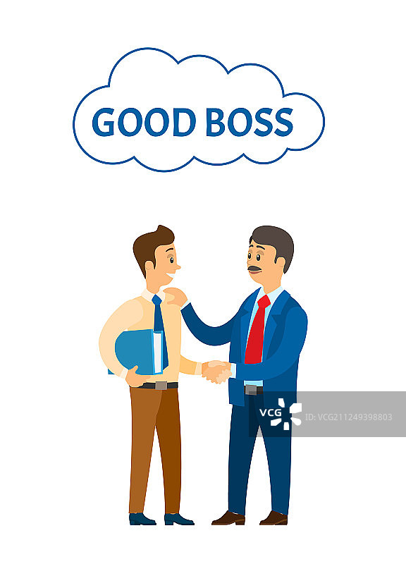 老板在公司表扬员工图片素材