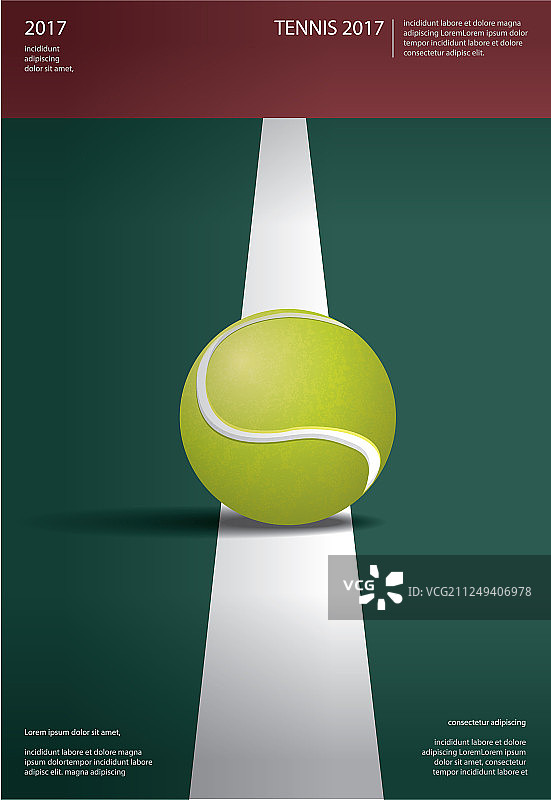网球锦标赛海报图片素材