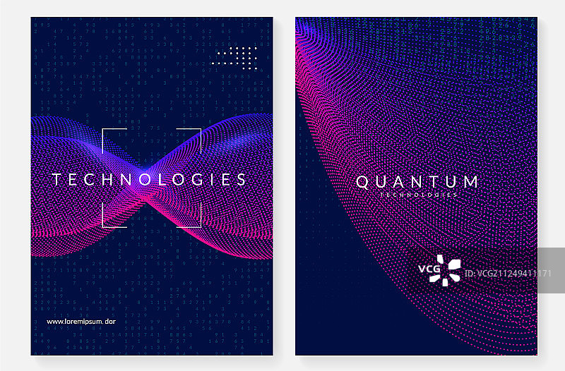 大数据量子计算背景技术图片素材