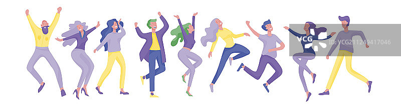 男女舞者表演合集图片素材