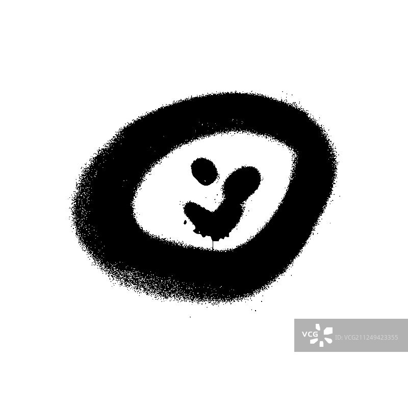 黑白涂鸦纹理表情符号图片素材