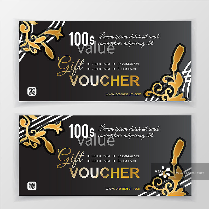 通用礼品券宣传单模板图片素材