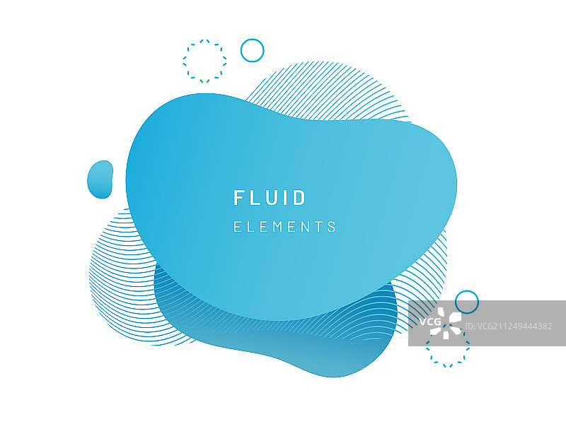 蓝色流体背景图片素材