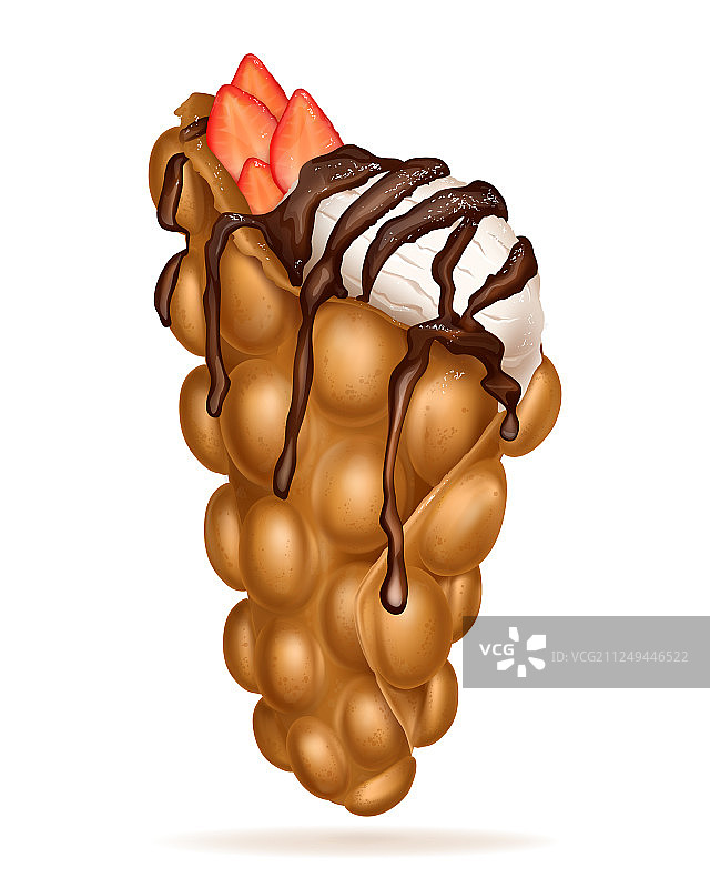 香港鸡蛋仔美食图片素材