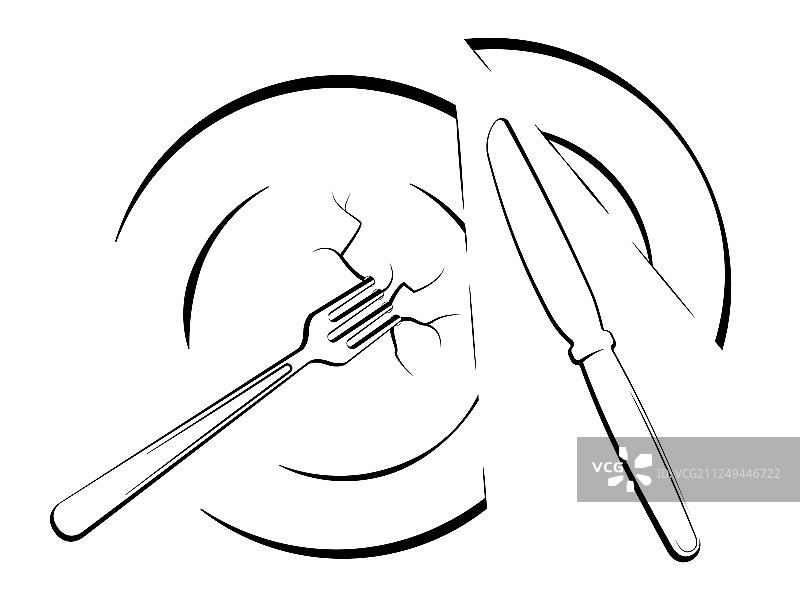 切割盘刀具抽象图像或标志图片素材