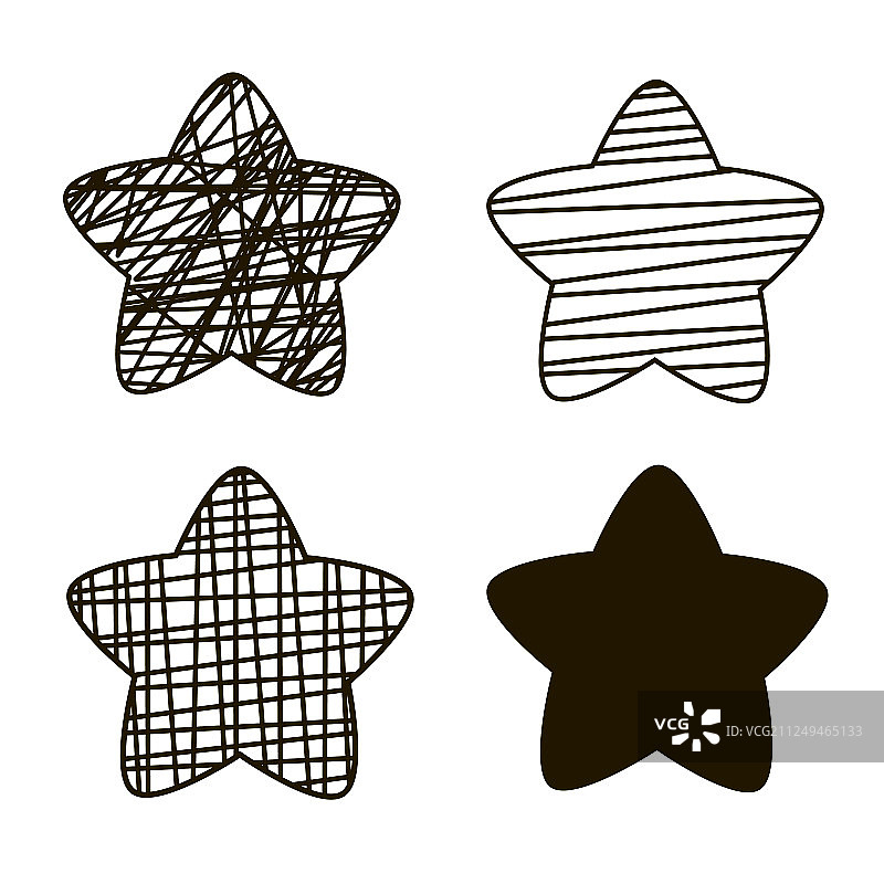 星星设计素材图片素材