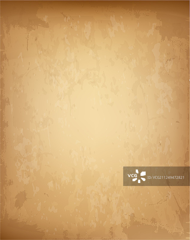 带有空白副本的老旧纸莎草纸羊皮纸图片素材