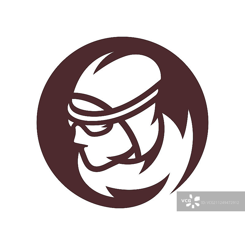速度滑冰剪影标志图片素材