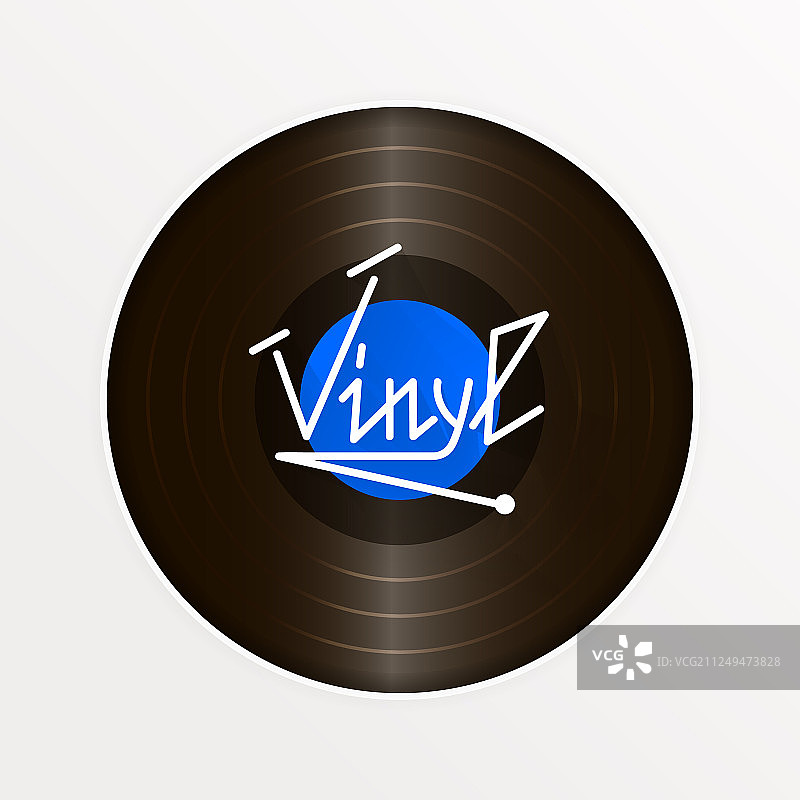 网站黑胶唱片Logo图片素材
