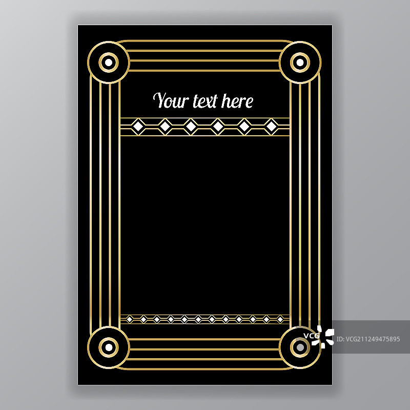 装饰艺术页面模板图片素材